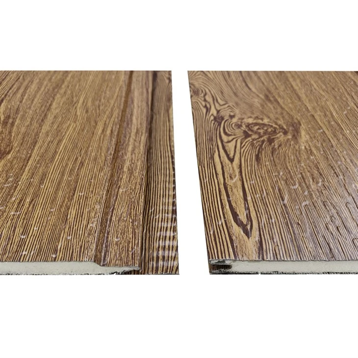 Wood Grain Metal Siding Panels_